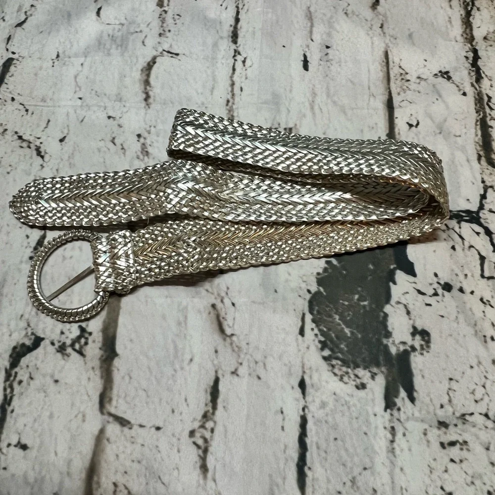 Silver‎ Braided Women's Belt bohemian